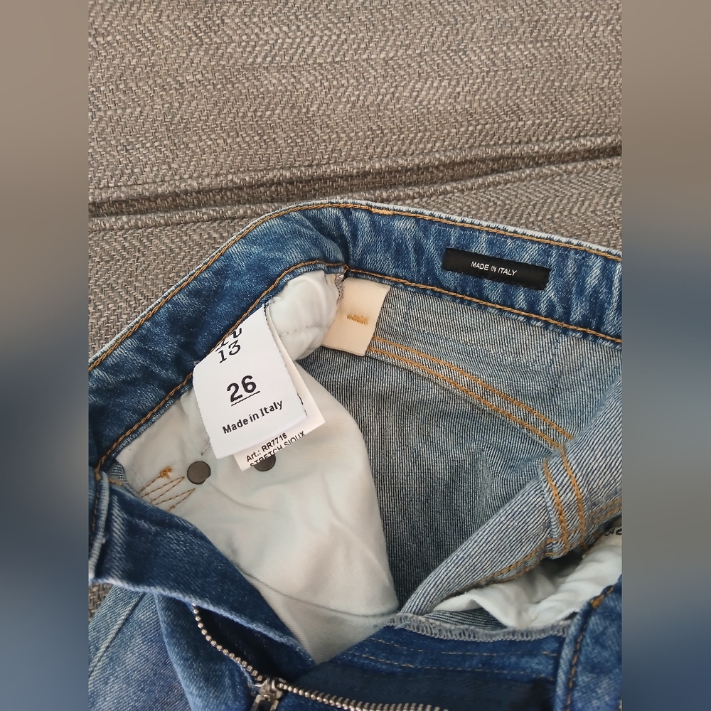 R13 Boy Straight Jeans. Size 26 - Picture 10 of 12